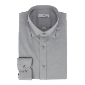 (듀퐁)25년 FW 신상 -SE5FM21LS305SGY(그레이)- 슬림핏 스트레치 솔리드 긴팔셔츠