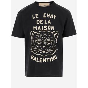VALENTINO Valentino T-shirts and Polos Black 7V3MG16PB329RA