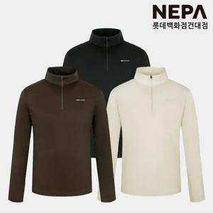 네파[택가 89,000원]남성 가을 등산 캠핑 기본 폴라텍 파워드라이 긴팔 반집업 티셔츠 7J55401