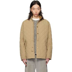 바버 재킷 카키 쇼벨러 퀼팅 재킷 252390M180029