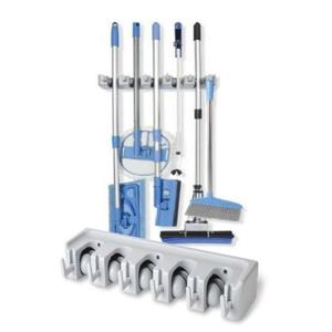 청소도구걸이 행거 5구 SJ-8019 다용도 다용도걸이 마대걸이 청소도구걸이 마대 마포걸레 소품고리 청소용소품걸이