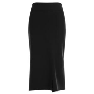 샵앤) FW 여성 신축성 좋은 스판 정장 밑단 언발 롱스커트 NS-WSK-20015-블랙