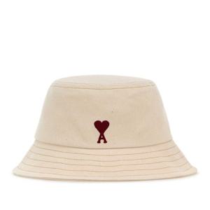 아미 로고 자수 코튼 버킷 햇 UHA246DE0039 136