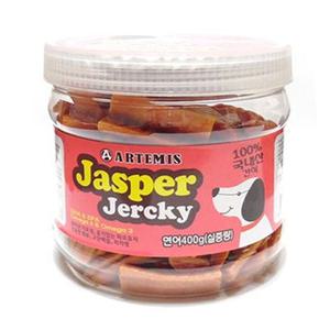 애견져키 강아지 져키 간식 연어향 400g 1개 애견 고기