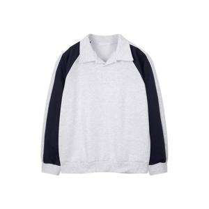 [해리슨][해리슨] 포니 배색 나그랑 기모 카라 맨투맨 MJBF1633