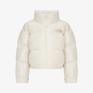 노스페이스 키즈 NJ1DR61U 아이보리 걸즈 레이나 다운 자켓 RDS 크롭점퍼