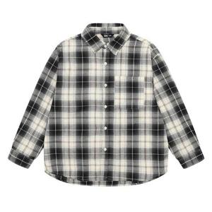 더센트럴 소이주니어 TC01 오버핏 체크셔츠 25F5331