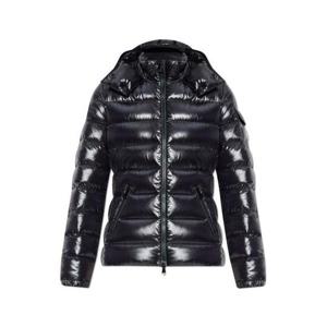 25 FW 몽클레어 로고 패치 퀼팅 집업 포켓 다운 자켓 블랙 K20931A5240068950