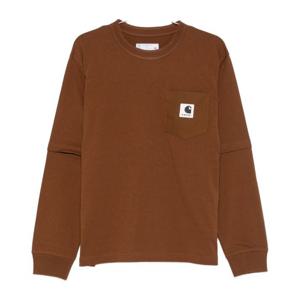 사카이 체스트 포켓 리브 커프 크루넥 티셔츠 25 00994S 642