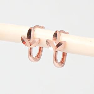 오팔하우스 14k 꽃 잎 컷팅 원터치 귀걸이 OPKYE7265