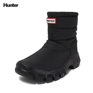 헌터 인트레피드 인슐레이티드 여성 겨울 방한 숏 패딩 부츠 블랙 WFS2108WWU-BLK