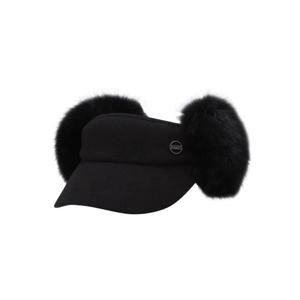 [핑]여자 퍼귀달이 뒷리본 썬바이저 121D4CP051_BK_IC