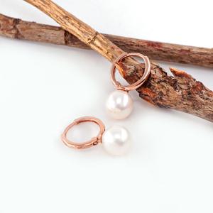 오팔하우스 14k 8mm 진주 원터치 귀걸이 OPKYE0231