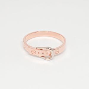 오팔하우스 14k 투톤 벨트 반지 OPGDR0052