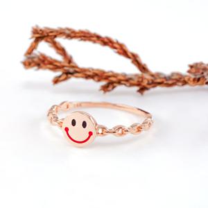 오팔하우스 14k 에폭 스마일 반지 소 OPDJR5467