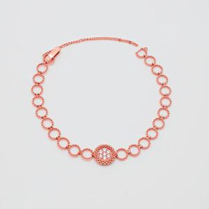 오팔하우스 14k 럭셔리 꽃 큐빅 팔찌 OPGB636