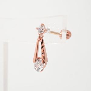 오팔하우스 14k 큐빅 피어싱 OPKYE4936