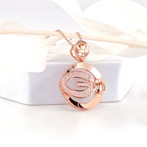 오팔하우스 14k 볼드한 G이니셜 큐빅 목걸이 OPGDN3295