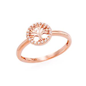 오팔하우스 14k 서클 큐빅 세계수 반지 OPDLR6757