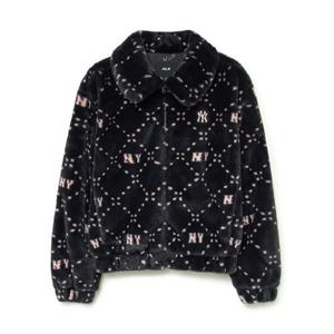 MLB자켓 GQC 3FFDM0136-50BKS 여성 다이아 모노그램 크롭 에코퍼 점퍼