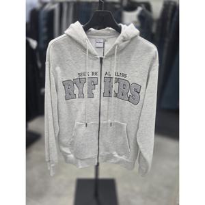 [써드케이]아플리케 레터링 후드집업 mq6tu139 098  오토밀 DG