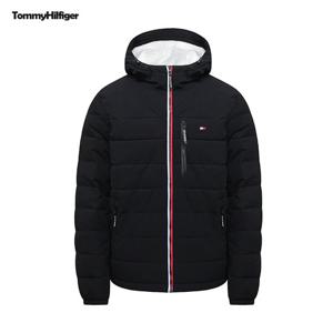 타미힐피거 셰르파 푸퍼 퀼팅 후드 남성 경량 패딩 자켓 점퍼 151AP213-BLK