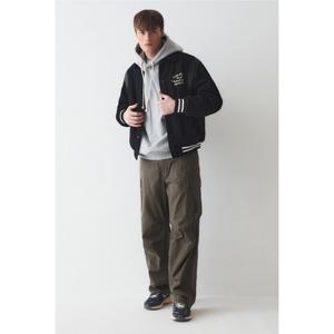 [후아유]유니 카라 바시티 자켓 / WHJJE1197U