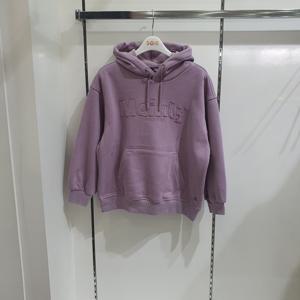 [소이]아플리케 싱글벨로아 본딩후드티 25W1454_KG