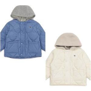 [블루독베이비](백일/돌/어린이집선물)플리스후드덕다운 점퍼 45A19-114-0102