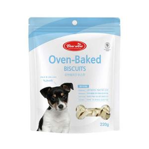 바우바우 비스켓 우유 칼슘 220g