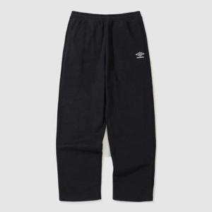 M 엄브로바지 CQK UP423CFPN2-BLK 에센셜 기모 루즈 스트레이트 팬츠 BLACK