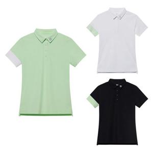M 풋조이골프반팔티 NQC FLJWS6213 24SS BLOCK POLO WMN