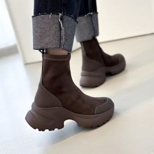 할리샵 (1015C11) 브루니 앵클부츠 7cm