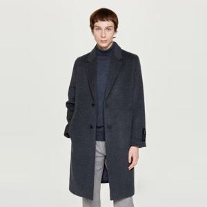 헤지스  25FW  남성 단색 울캐시미어혼방 코트 HZCO5D561CG
