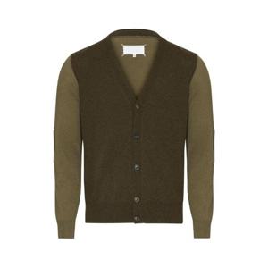 메종마르지엘라 엘보 패치 울 가디건 S67HP0034M13177