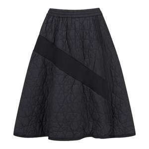 파리게이츠골프반바지 NQC 521D4PC581_BK 여성 별 퀼팅 밴딩 스트링 패딩 스커트
