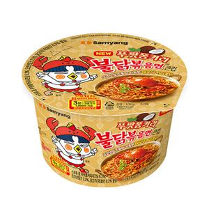 컵라면 큰사발 삼양 푸팟퐁커리 불닭볶음면 105g 16개