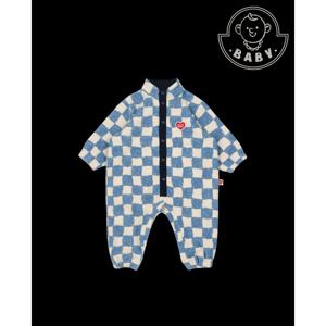 벨리타앤보이즈 베이비 체커보드플리스 긴팔점프수트 BB5WBS22LB