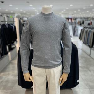 [지오지아]소프트터치 메리노울 반폴라 니트티_ABE4EU1106_MGR_D