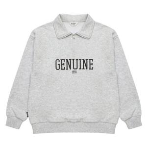 [에꼴리에]남아용 노기모 반목 집업 카라티 23D0434 GY_JJ