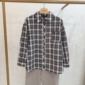 [크레송]퍼프소매 체크남방  NFCGBG08DG