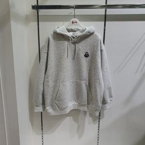 [소이]멜란지 벨로아 본딩 후드티 25W5751_KG