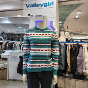 [밸리걸]줄무늬 니트티셔츠 니트티셔츠(239600)BP