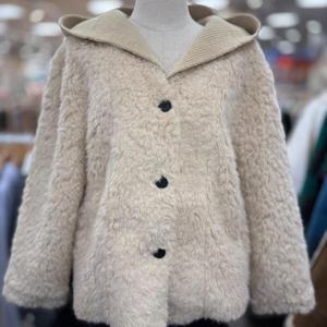 클리지 HC40 양털후드무스탕자켓 CP9WLT02