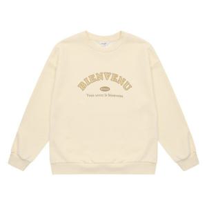 [에꼴리에]여아용 노기모 레터링 셋업 맨투맨티 23D0783 BE_JJ