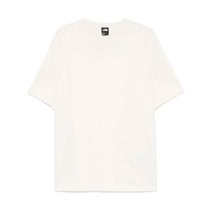 25FW 노스페이스 T 셔츠 베이직 노스페이스 con 로고 posteriore NF0A8C35QLI1