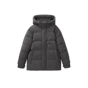 [게스]게스 남성 후드탈착 중힙다운 패딩 다크그레이 MO4W5877