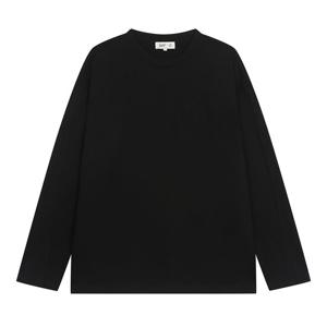 [지이크]오버핏 라운드 긴팔 티셔츠 블랙 PJIBH8503 B