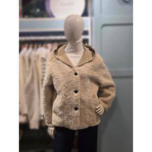 클리지 세이브존03 클리지 후드배색 털 점퍼 ACP9WLT02GA