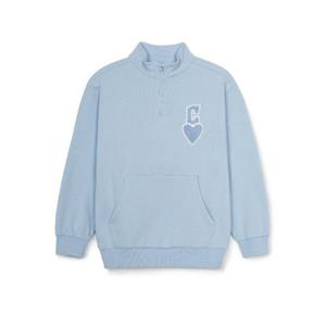 MLB키즈긴팔티 NQK 7AMTH0546-45SBS 하트 와펜 기모 반집업 맨투맨 클리블랜드 가디언스